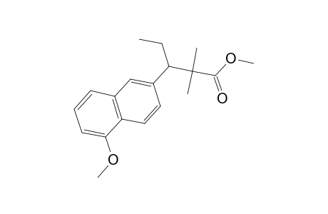 2-Naphthalenepropanoic acid, .beta.-ethyl-5-methoxy-.alpha.,.alpha.-dimethyl-, methyl ester