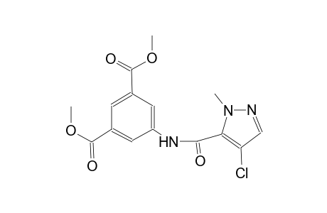 dimethyl 5-{[(4-chloro-1-methyl-1H-pyrazol-5-yl)carbonyl]amino}isophthalate