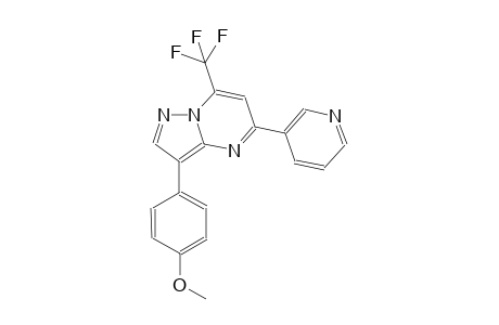 pyrazolo[1,5-a]pyrimidine, 3-(4-methoxyphenyl)-5-(3-pyridinyl)-7-(trifluoromethyl)-