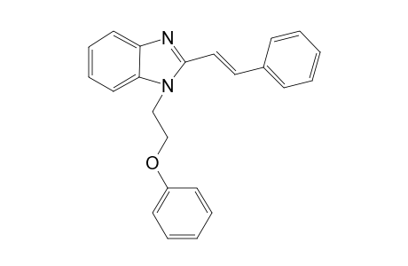 1-(2-phenoxyethyl)-2-[(E)-2-phenylethenyl]-1H-benzimidazole