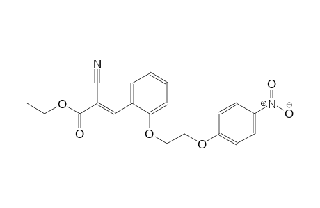 ethyl (2E)-2-cyano-3-{2-[2-(4-nitrophenoxy)ethoxy]phenyl}-2-propenoate