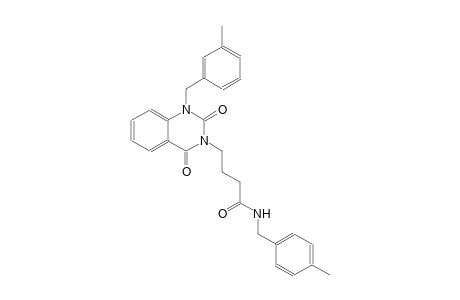 N-(4-methylbenzyl)-4-(1-(3-methylbenzyl)-2,4-dioxo-1,4-dihydro-3(2H)-quinazolinyl)butanamide