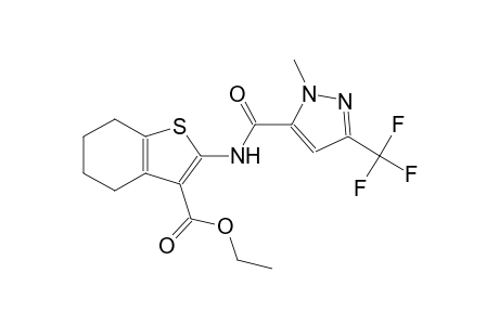 ethyl 2-({[1-methyl-3-(trifluoromethyl)-1H-pyrazol-5-yl]carbonyl}amino)-4,5,6,7-tetrahydro-1-benzothiophene-3-carboxylate