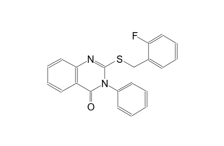 4(3H)-quinazolinone, 2-[[(2-fluorophenyl)methyl]thio]-3-phenyl-
