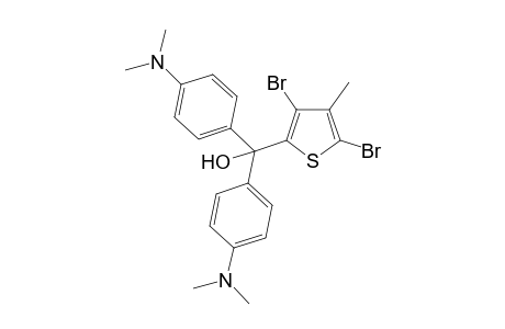 (3,5-dibromo-4-methylthiophen-2-yl)bis(4-(dimethylamino)phenyl)methanol