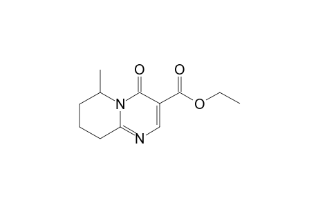 4-keto-6-methyl-6,7,8,9-tetrahydropyrido[1,6-a]pyrimidine-3-carboxylic acid ethyl ester