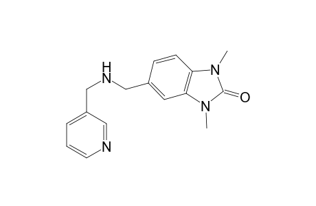 1,3-Dimethyl-5-[(3-pyridinylmethylamino)methyl]-2-benzimidazolone