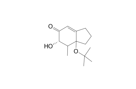 6-tert-Butyloxy-4.alpha.-hydroxy-5-methylbicyclo[4.3.0]non-1-en-3-one isomer