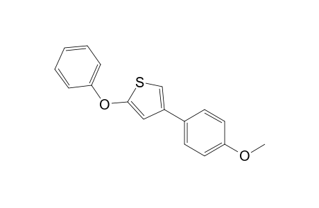 4-(4-Methoxyphenyl)-2-(phenyloxy)thiophene