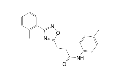 N-(4-methylphenyl)-3-[3-(2-methylphenyl)-1,2,4-oxadiazol-5-yl]propanamide
