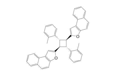 r-1,c-3-Di(2-naphtho[2,1-b]furyl)-t-2,t-4-di(2-tolyl)cyclobutane