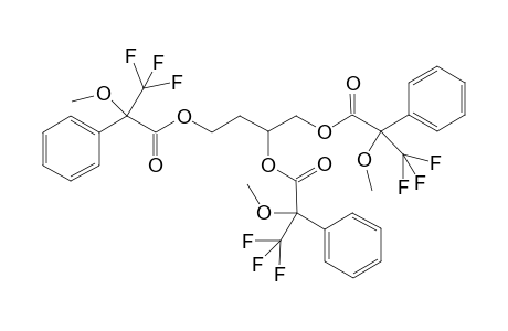 1.2,4-tris[alpha.-Methoxy, .alpha.-(trifluoromethyl)phenylacetyl]-1,2,4-butanetriol