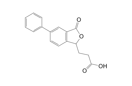 3-(3-oxo-5-phenyl-1,3-dihydroisobenzofuran-1-yl)propanoic acid