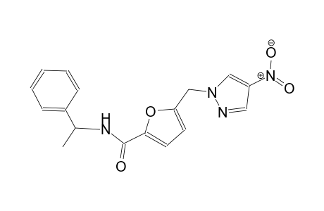 5-[(4-nitro-1H-pyrazol-1-yl)methyl]-N-(1-phenylethyl)-2-furamide