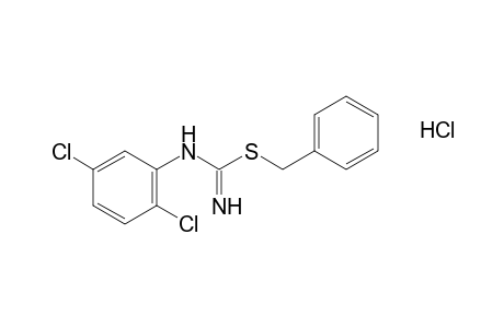 2-benzyl-3-(2,5-dichlorophenyl)-2-thiopseudourea, monohydrochloride