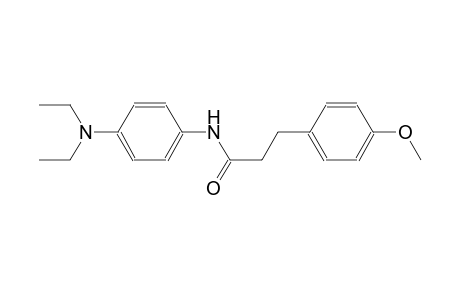 N-[4-(diethylamino)phenyl]-3-(4-methoxyphenyl)propanamide