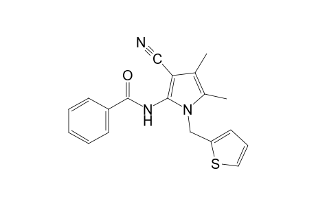 N-[3-cyano-4,5-dimethyl-1-(2-thenyl)pyrrol-2-yl]benzamide