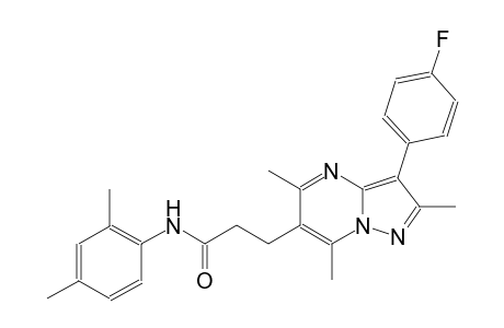 pyrazolo[1,5-a]pyrimidine-6-propanamide, N-(2,4-dimethylphenyl)-3-(4-fluorophenyl)-2,5,7-trimethyl-