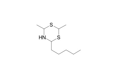 2,4-Dimethyl-6-pentyl-1,3,5-dithiazinane