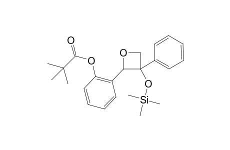 2-[2'-(2",2"-Dimethylpropanoyloxy)phenyl]-3-phenyl-3-[(trimethylsilyl)oxy]exetane