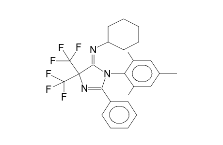 (Z)-5-CYCLOHEXYLIMINO-1-(2,4,6-TRIMETHYLPHENYL)-2-PHENYL-4,4-BIS(TRIFLUOROMETHYL)-2-IMIDAZOLINE