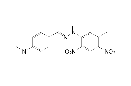 p-(dimethylamino)benzaldehyde, (4,6-dinitro-m-tolyl)hydrazone