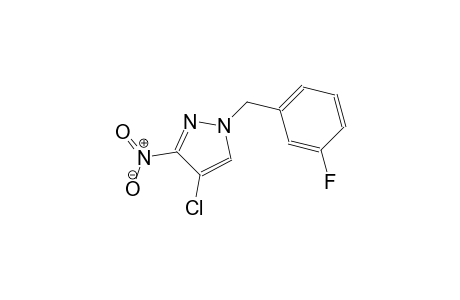 4-chloro-1-(3-fluorobenzyl)-3-nitro-1H-pyrazole