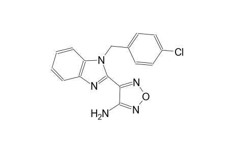 1,2,5-oxadiazol-3-amine, 4-[1-[(4-chlorophenyl)methyl]-1H-benzimidazol-2-yl]-