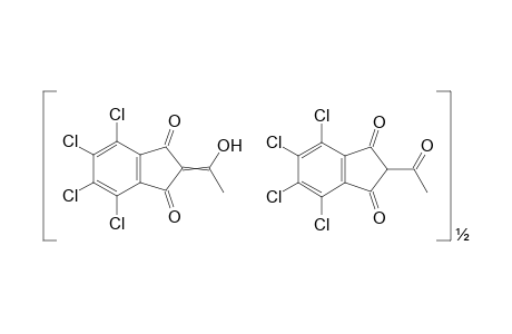 2-acetyl-4,5,6,7-tetrachloro-1,3-indandione