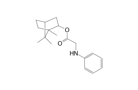 1,7,7-trimethylbicyclo[2.2.1]hept-2-yl anilinoacetate