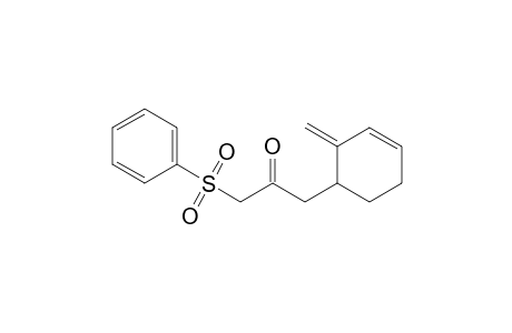 3-Methylene-4-[2-oxo-3-(phenylsulfonyl)propyl]cyclohexene