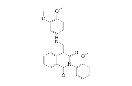 1,3(2H,4H)-isoquinolinedione, 4-[[(3,4-dimethoxyphenyl)amino]methylene]-2-(2-methoxyphenyl)-, (4E)-