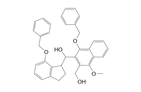 2,3-Naphthalenedimethanol, .alpha.2-[2,3-dihydro-7-(phenylmethoxy)-1H-inden-1-yl]-4-methoxy-1-(phenylmethoxy)-