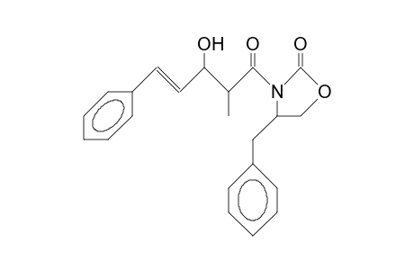 3-(3R-Hydroxy-2S-methyl-1-oxo-5-phenyl-4E-pentenyl)-4S-benzyl-2-oxazolidinone