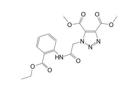 dimethyl 1-{2-[2-(ethoxycarbonyl)anilino]-2-oxoethyl}-1H-1,2,3-triazole-4,5-dicarboxylate