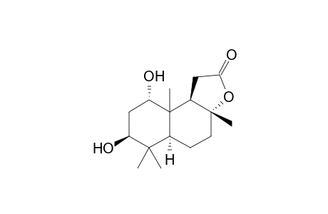 1.alpha.,3.beta.-Dihydroxy-sclareolide