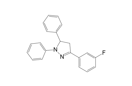 3-(3'-Fluorophenyl)-1,5-diphenyl-4,5-dihydro-1H-pyrazole