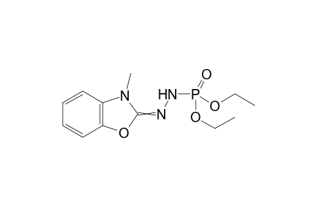 2-(diethoxyphosphorylhydrazono)-3-methyl-1,3-benzoxazole