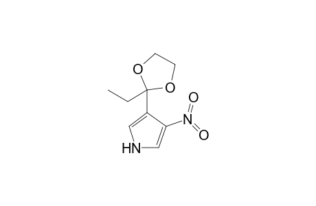 4-Nitro-3-propanoylpyrrole ethylene acetal
