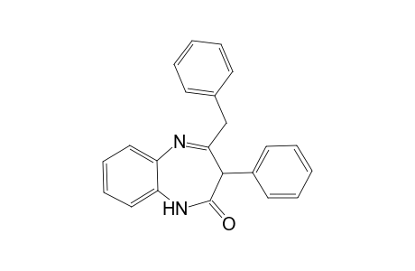 2H-1,5-Benzodiazepin-2-one, 1,3-dihydro-3-phenyl-4-(phenylmethyl)-