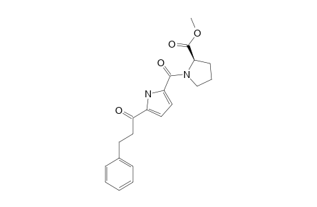N-[5-(3-PHENYLPROPIONYL)-1H-PYRROLE-2-CARBONYL]-L-PROLINE-METHYLESTER