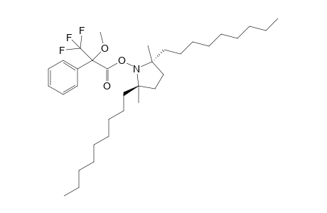 Pyrrolidine, 2,5-dimethyl-2,5-dinonyl-1-(3,3,3-trifluoro-2-methoxy-1-oxo-2-phenylp ropoxy)-, [2S-[1(S*),2.alpha.,5.beta.]]-