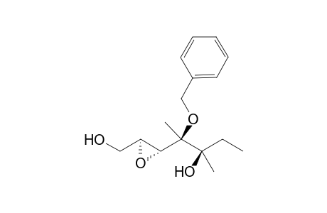 D-gluco-Heptitol, 2,3-anhydro-6,7-dideoxy-2,4-di-C-methyl-4-O-(phenylmethyl)-