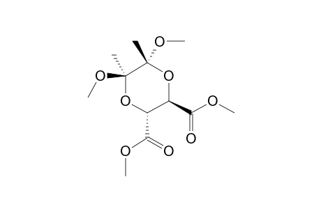 (-)-(2R,3R,5R,6R)-5,6-DIMETHOXY-5,6-DIMETHYL-1,4-DIOXANE-2,3-DIMETHYL-DICARBOXYLATE
