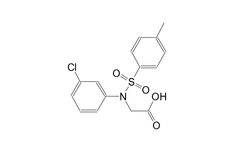 {3-chloro[(4-methylphenyl)sulfonyl]anilino}acetic acid