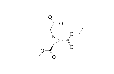 (2S,3S)-2-[2,3-[BIS-(ETHOXYCARBONYL)]-AZIRIDINE-1-YL]-ACETIC-ACID