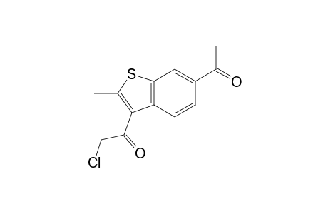 6-Acetyl-3-chloroacetyl-2-methylbenzo[b]thiophene