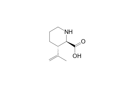 (2R,3S)-3-(1-methylethenyl)-2-piperidinecarboxylic acid