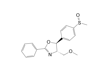 (4S,5S,Rs)-4-Methoxymethyl-5-(4-methylsulfinylphenyl)-2-phenyl-4,5-dihydro-1,3-oxazole