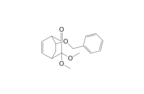 7-(benzyloxy)-3,3-dimethoxybicyclo[2.2.2]oct-5-en-2-one